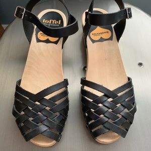 Swedish Hasbeens Braided Sandals